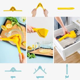 Manual Juicer Folding Lemon Juicer Easy to squeeze manual juicer Fruit Kitchen Gadgets